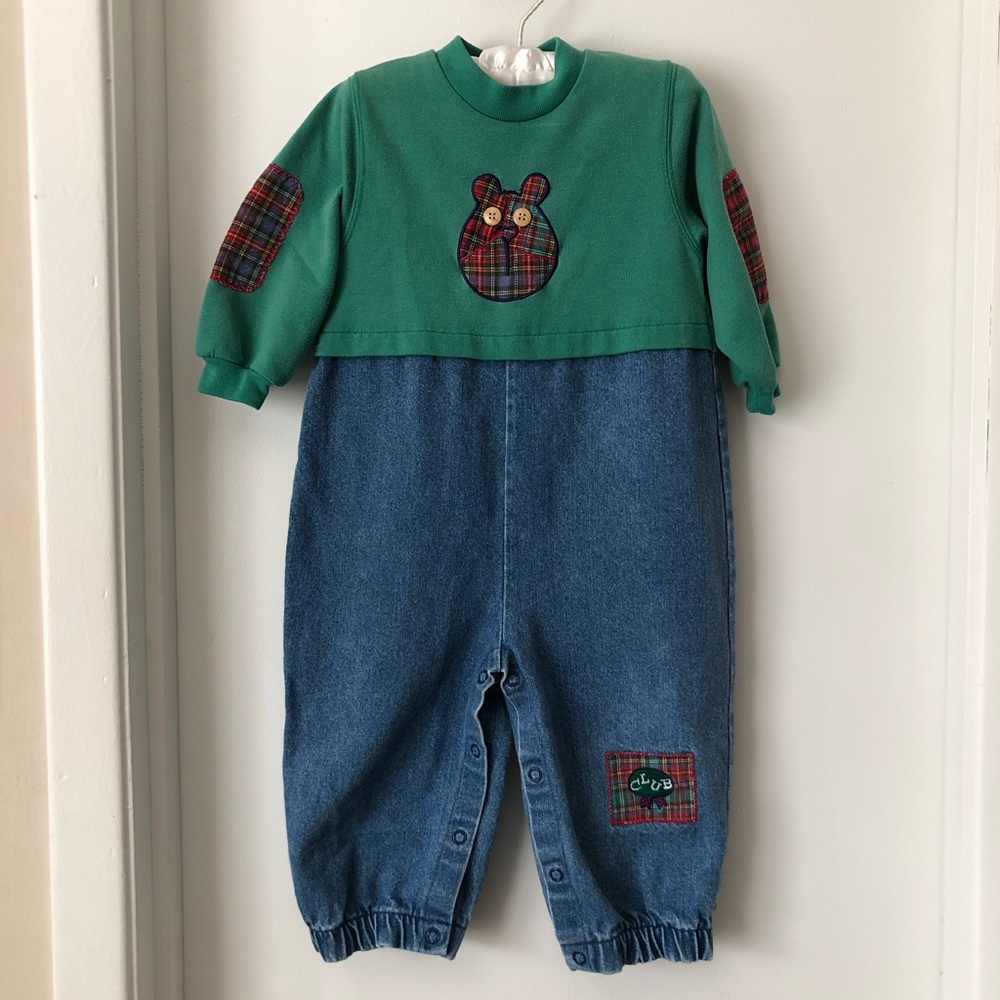 Vintage Bear Jumpsuit